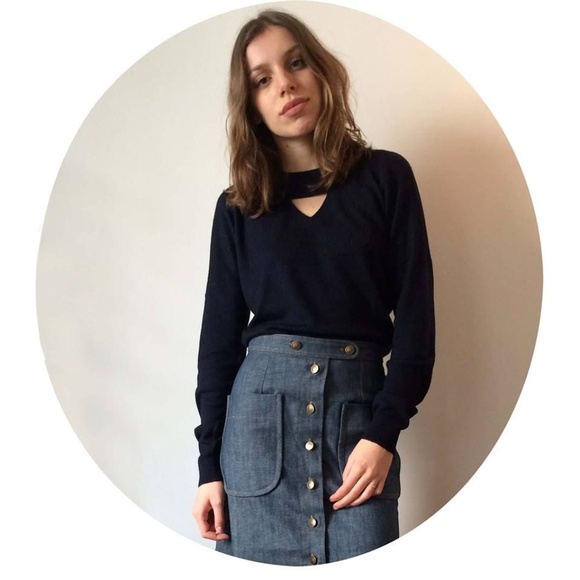 Nathalie Dumeix Paris “Jupe Romy” Jean skirt FR size 38 - Picture 1 of 8